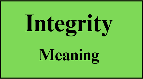 Integrity meaning in Urdu