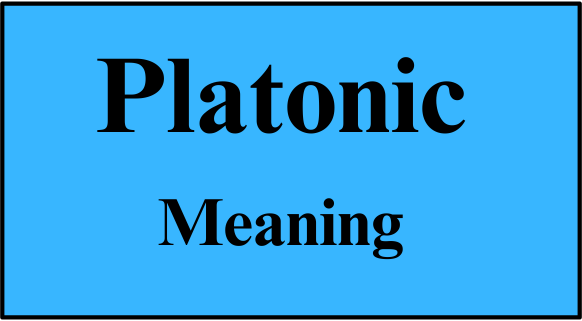 Platonic meaning in Urdu
